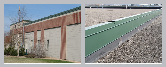 coping cap fascia metal flashings